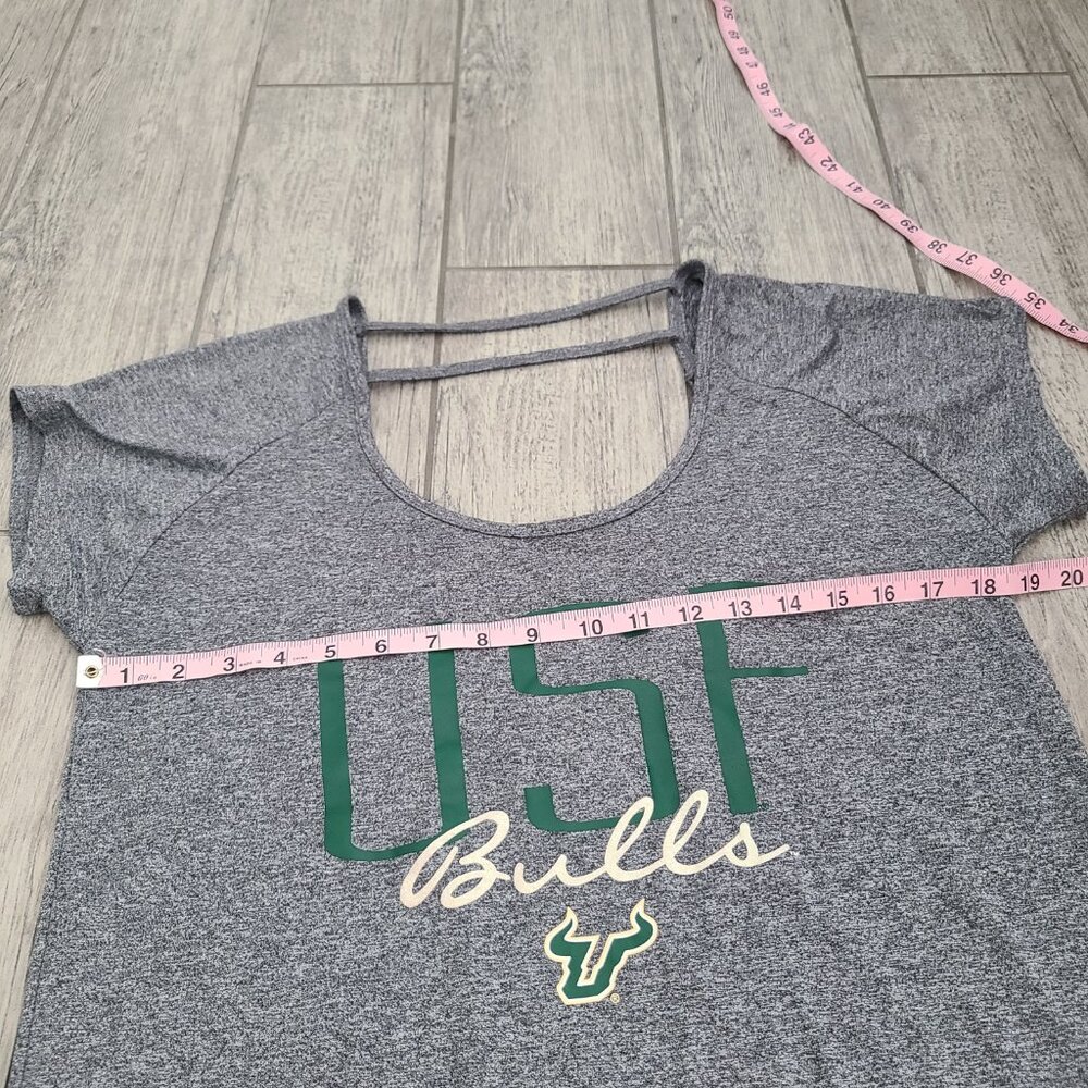 Rivalry Threads USF Bulls Gray Graphic Collegiate Team Short Sleeve tshirt sz M - Picture 8 of 11